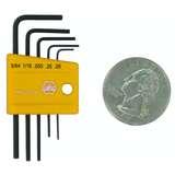 Micro Hex L-Key Set, Inch, in Molded Plastic Holder, 5 Pieces redirect to product page